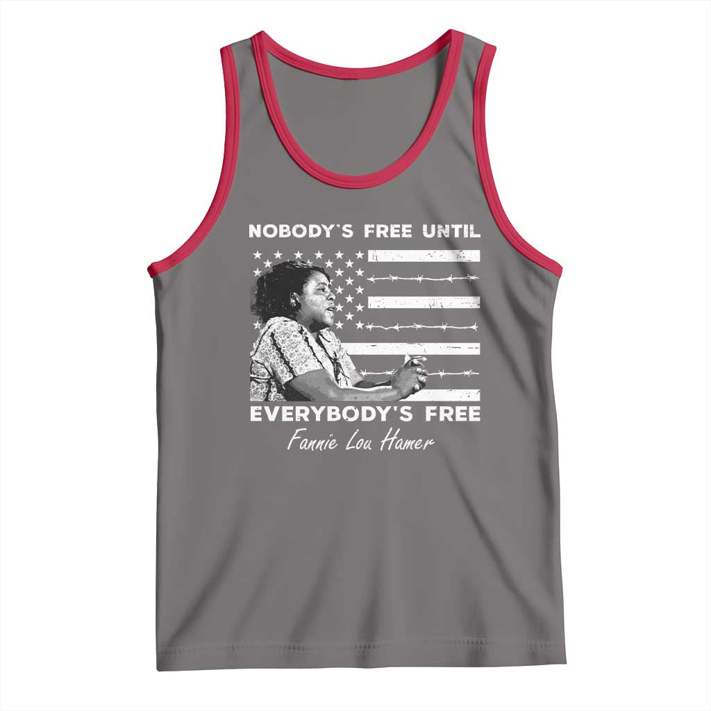 Fannie Lou Hamer Tank Top Nobody's Free Until Everybody's Free Black History