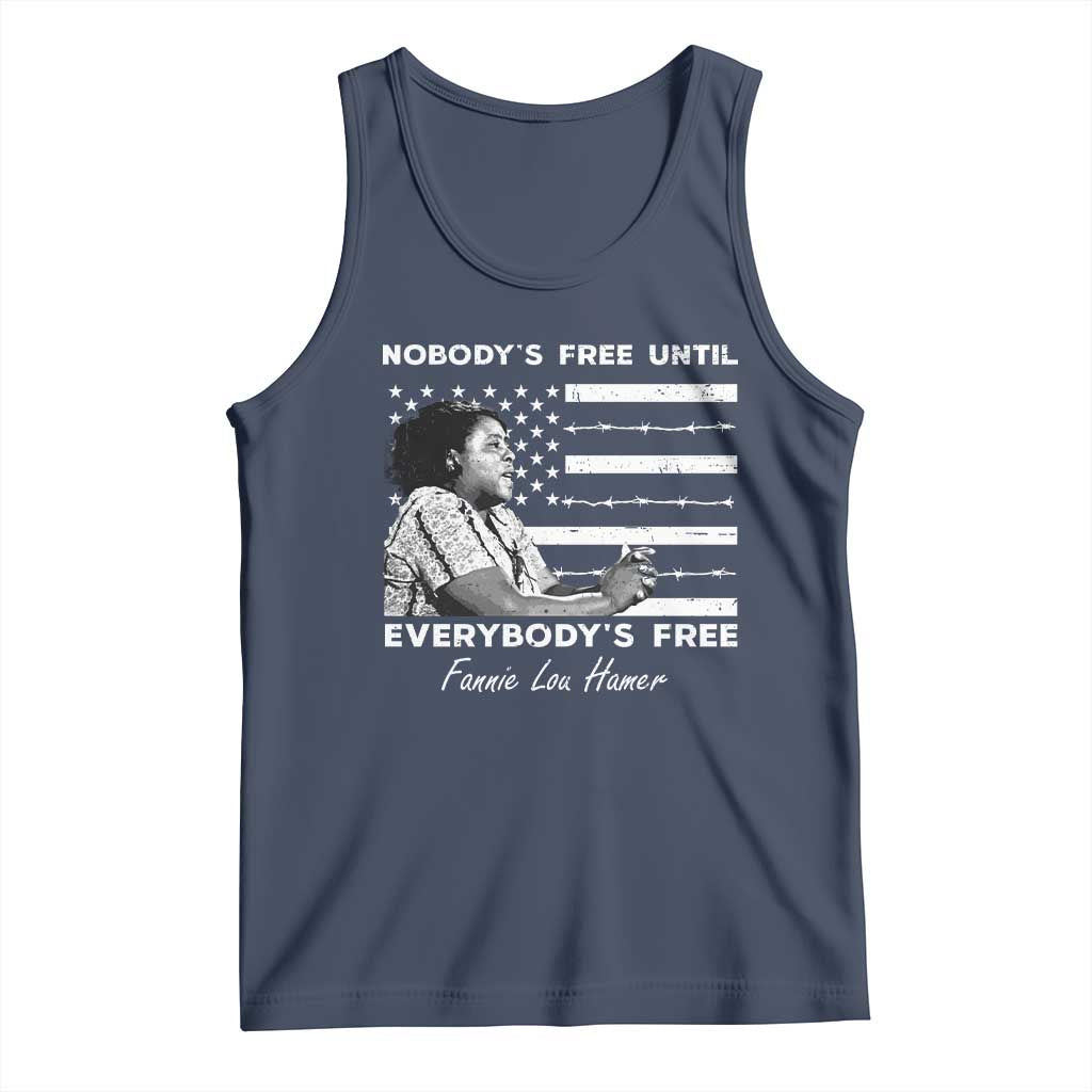 Fannie Lou Hamer Tank Top Nobody's Free Until Everybody's Free Black History