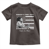 Fannie Lou Hamer Toddler T Shirt Nobody's Free Until Everybody's Free Black History