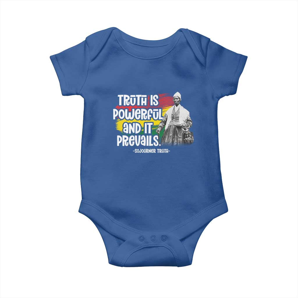 Sojourner Truth Baby Onesie Truth Is Powerful And It Prevails Black History