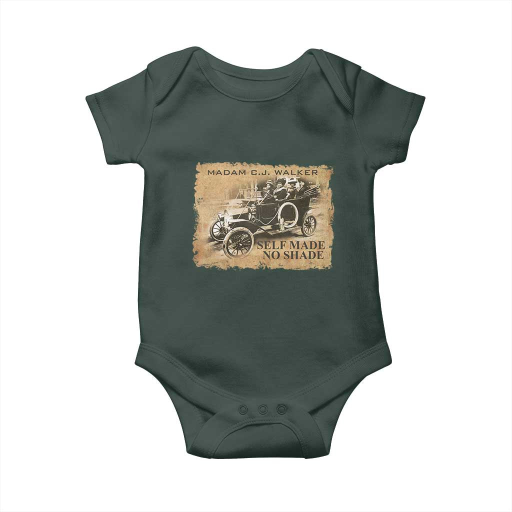 Madam C.J. Walker Baby Onesie Self Made No Shade Black History
