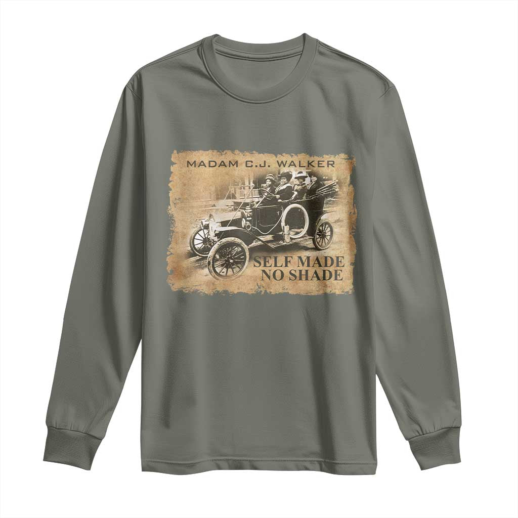 Madam C.J. Walker Long Sleeve Shirt Self Made No Shade Black History