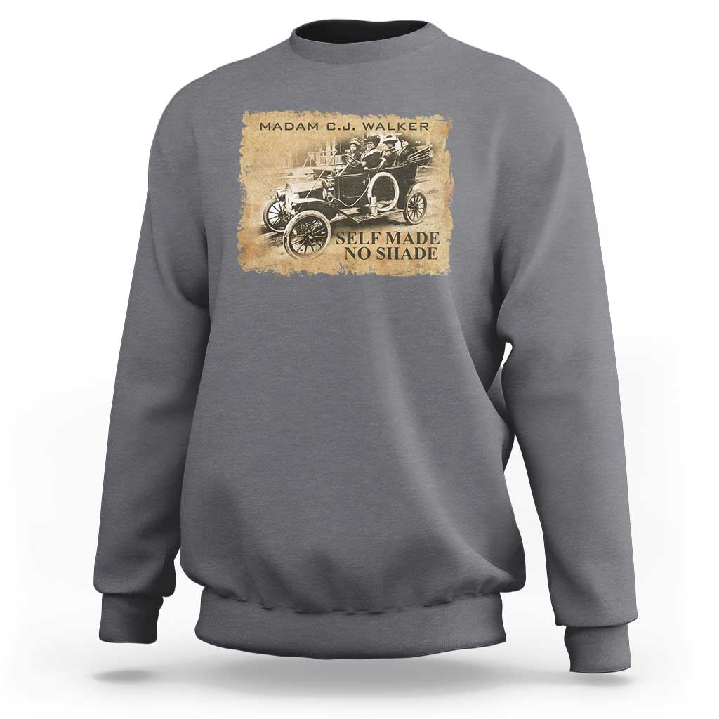 Madam C.J. Walker Sweatshirt Self Made No Shade Black History