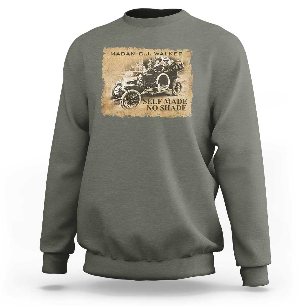Madam C.J. Walker Sweatshirt Self Made No Shade Black History
