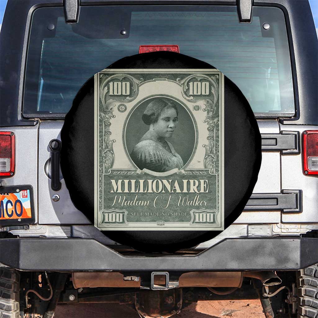 Madam C.J. Walker Spare Tire Cover Millionaire Black Women Pride