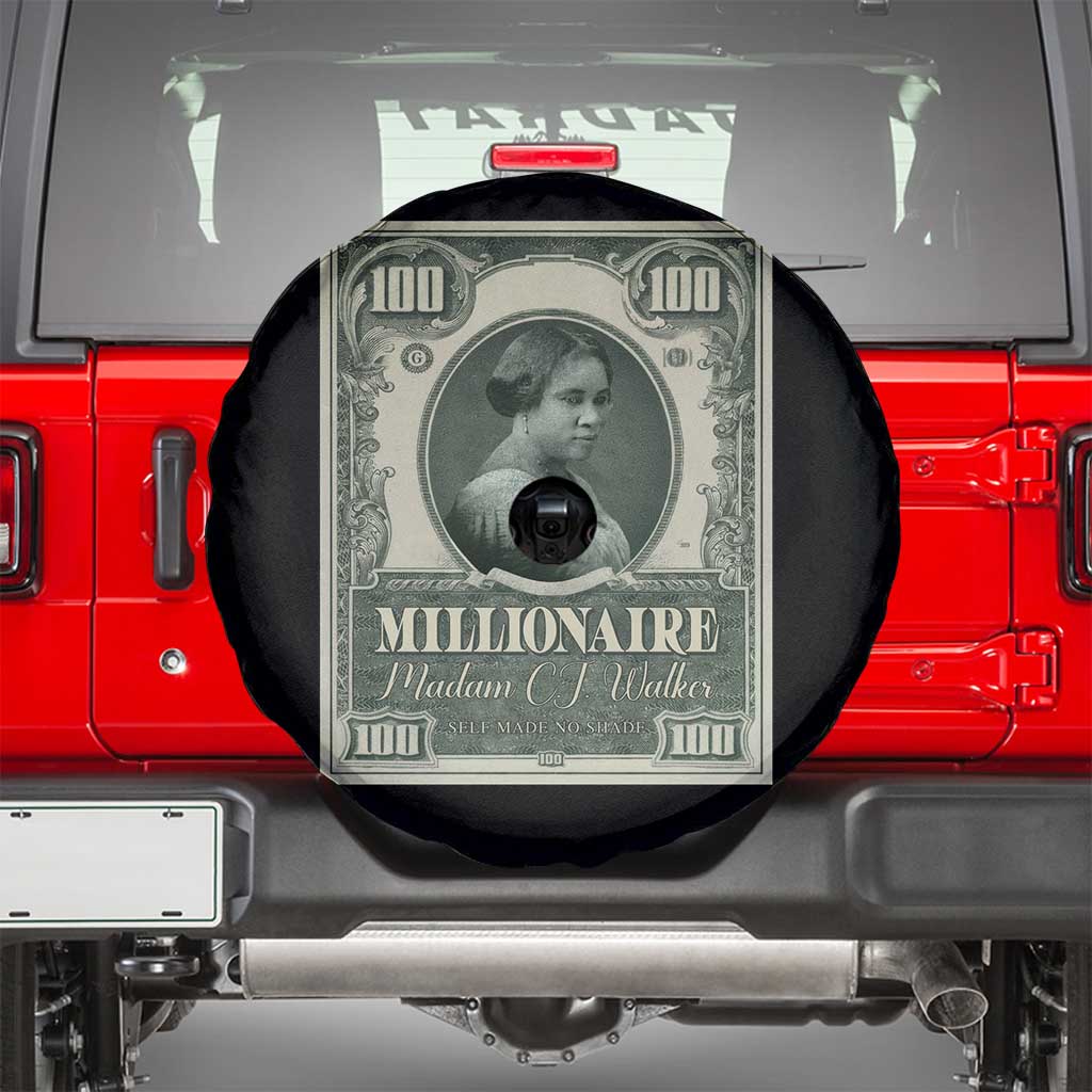 Madam C.J. Walker Spare Tire Cover Millionaire Black Women Pride
