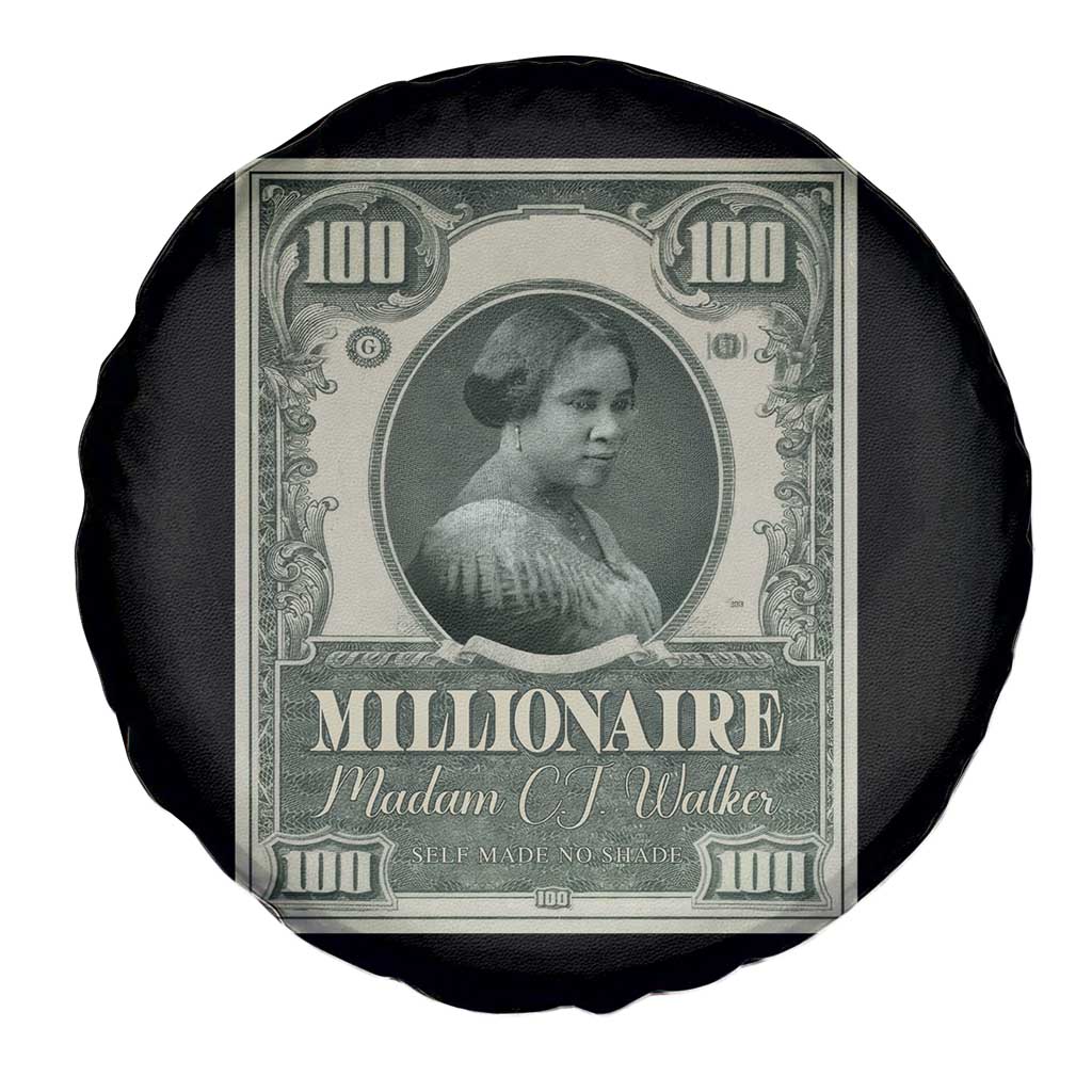 Madam C.J. Walker Spare Tire Cover Millionaire Black Women Pride