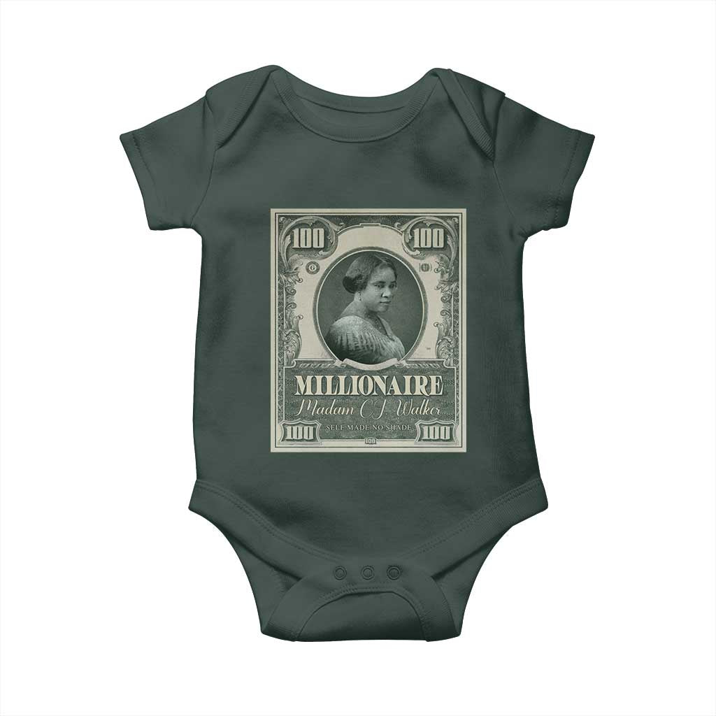 Madam C.J. Walker Baby Onesie Millionaire Black Women Pride