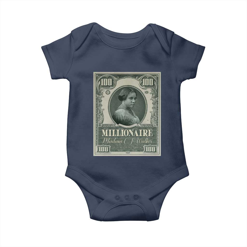 Madam C.J. Walker Baby Onesie Millionaire Black Women Pride