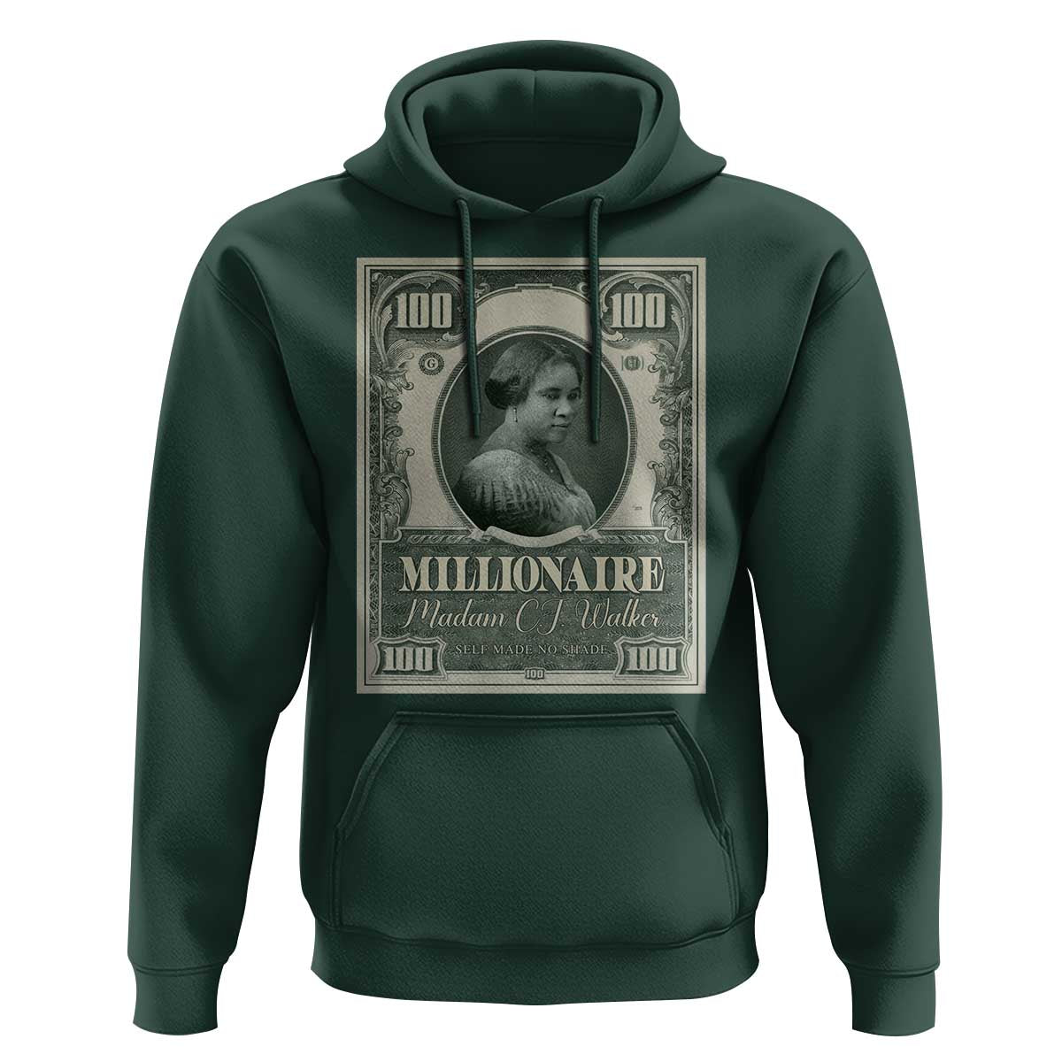 Madam C.J. Walker Hoodie Millionaire Black Women Pride