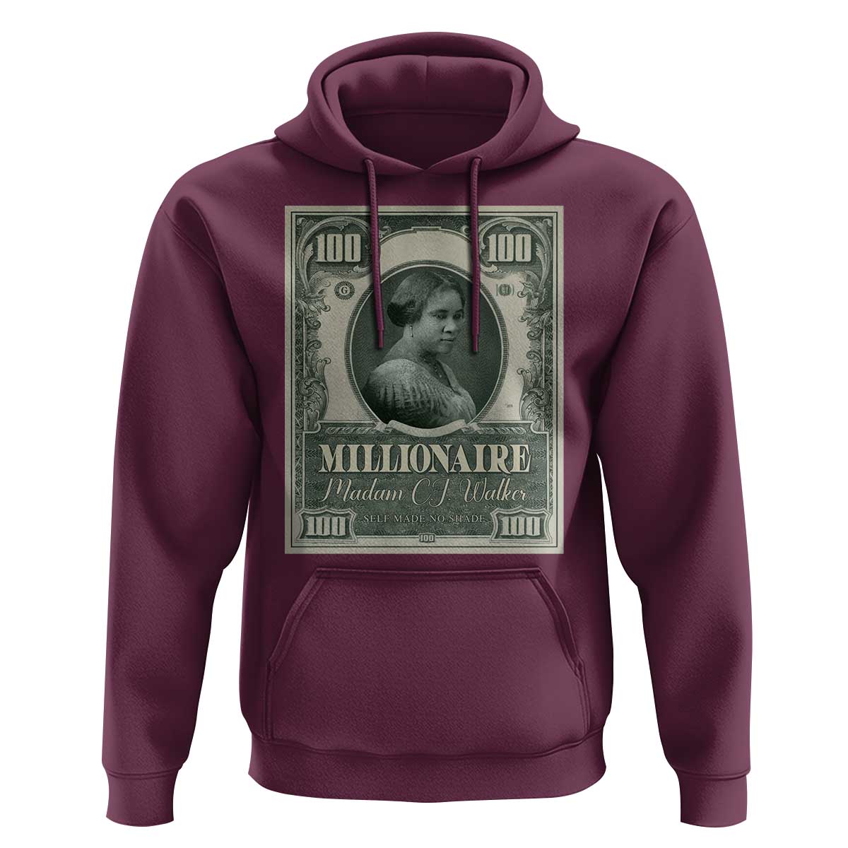 Madam C.J. Walker Hoodie Millionaire Black Women Pride