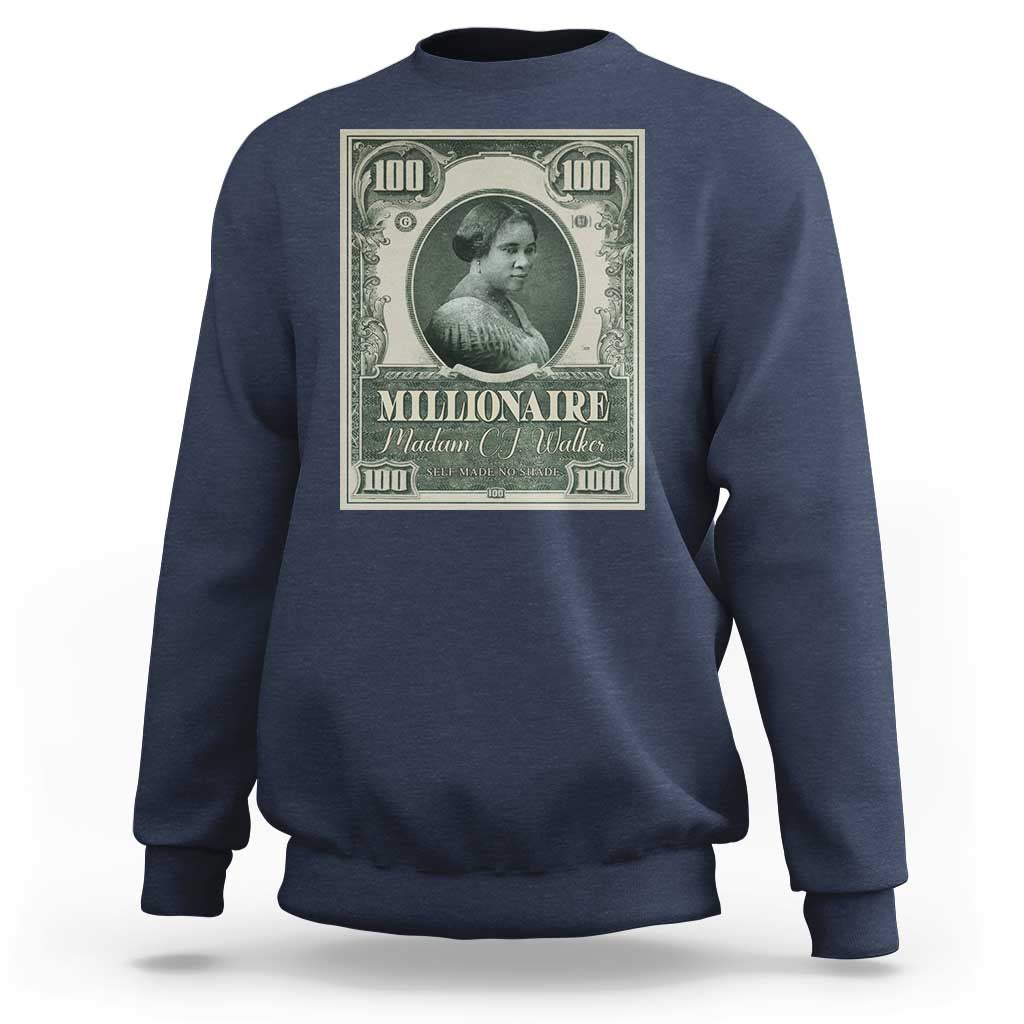 Madam C.J. Walker Sweatshirt Millionaire Black Women Pride