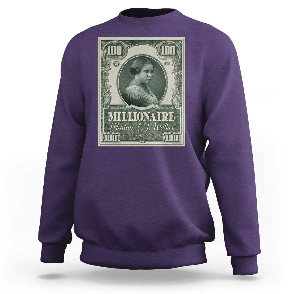 Madam C.J. Walker Sweatshirt Millionaire Black Women Pride