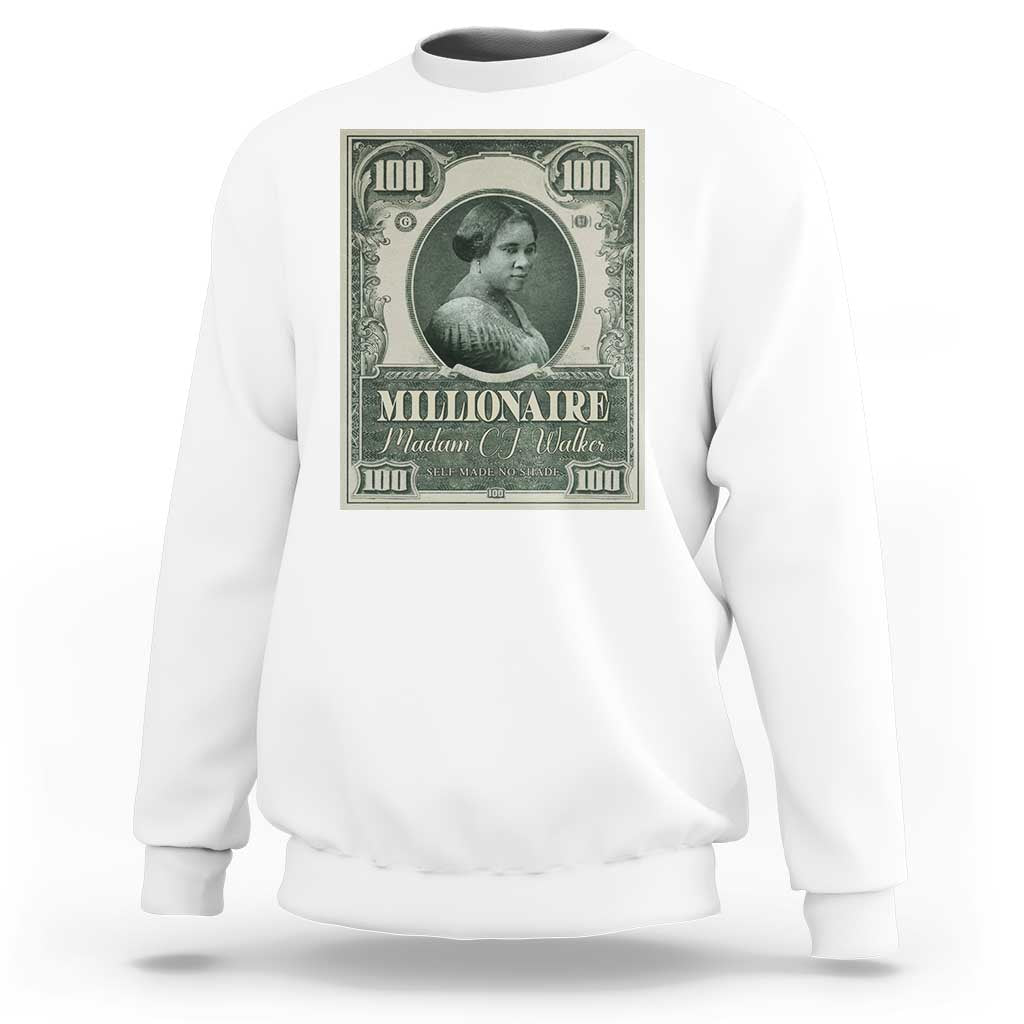 Madam C.J. Walker Sweatshirt Millionaire Black Women Pride