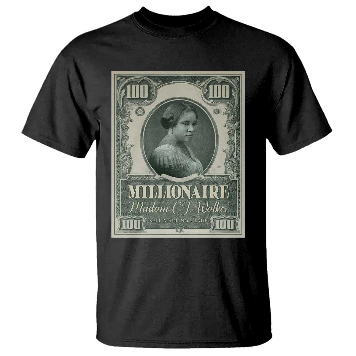 Madam C.J. Walker T Shirt Millionaire Black Women Pride