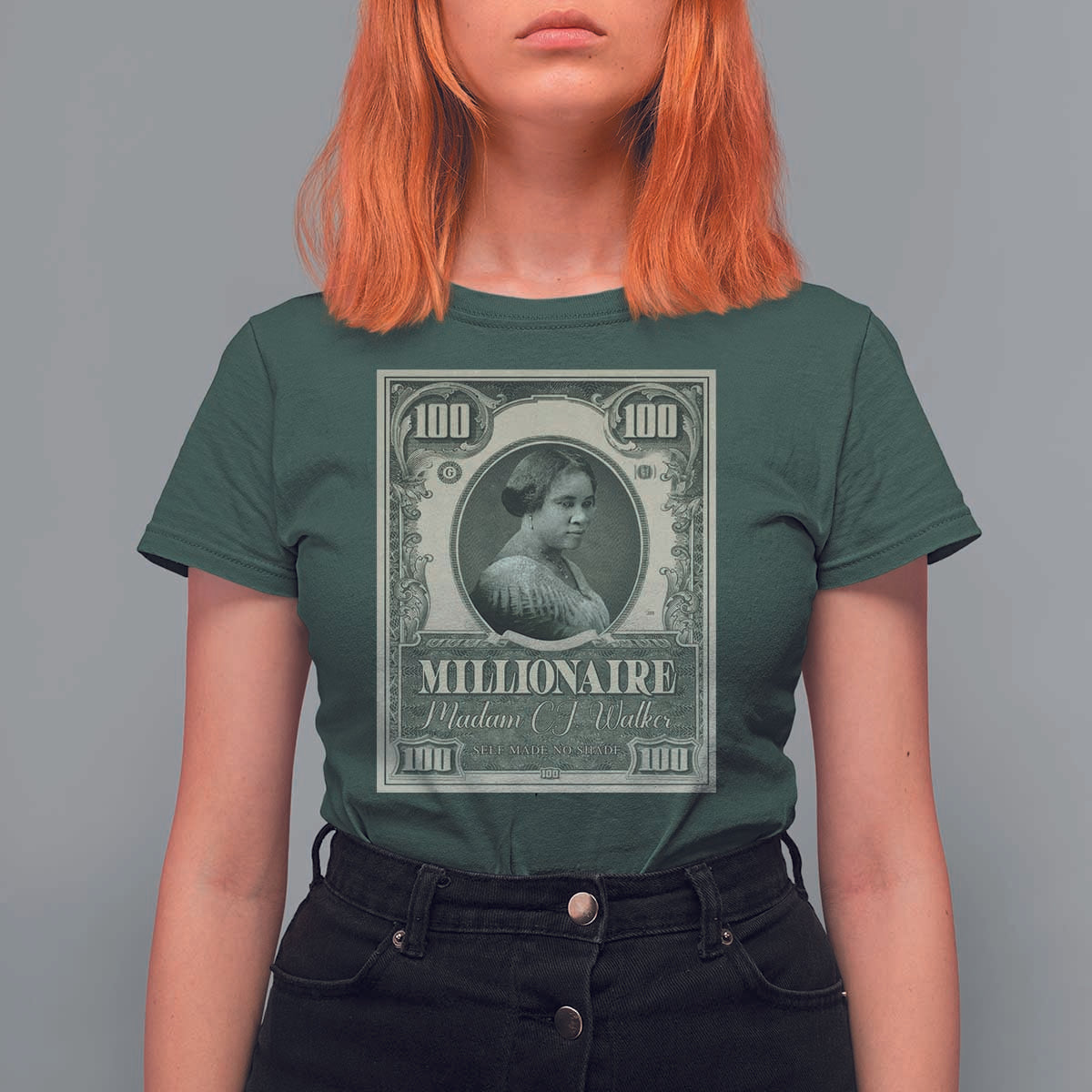 Madam C.J. Walker T Shirt For Women Millionaire Black Women Pride