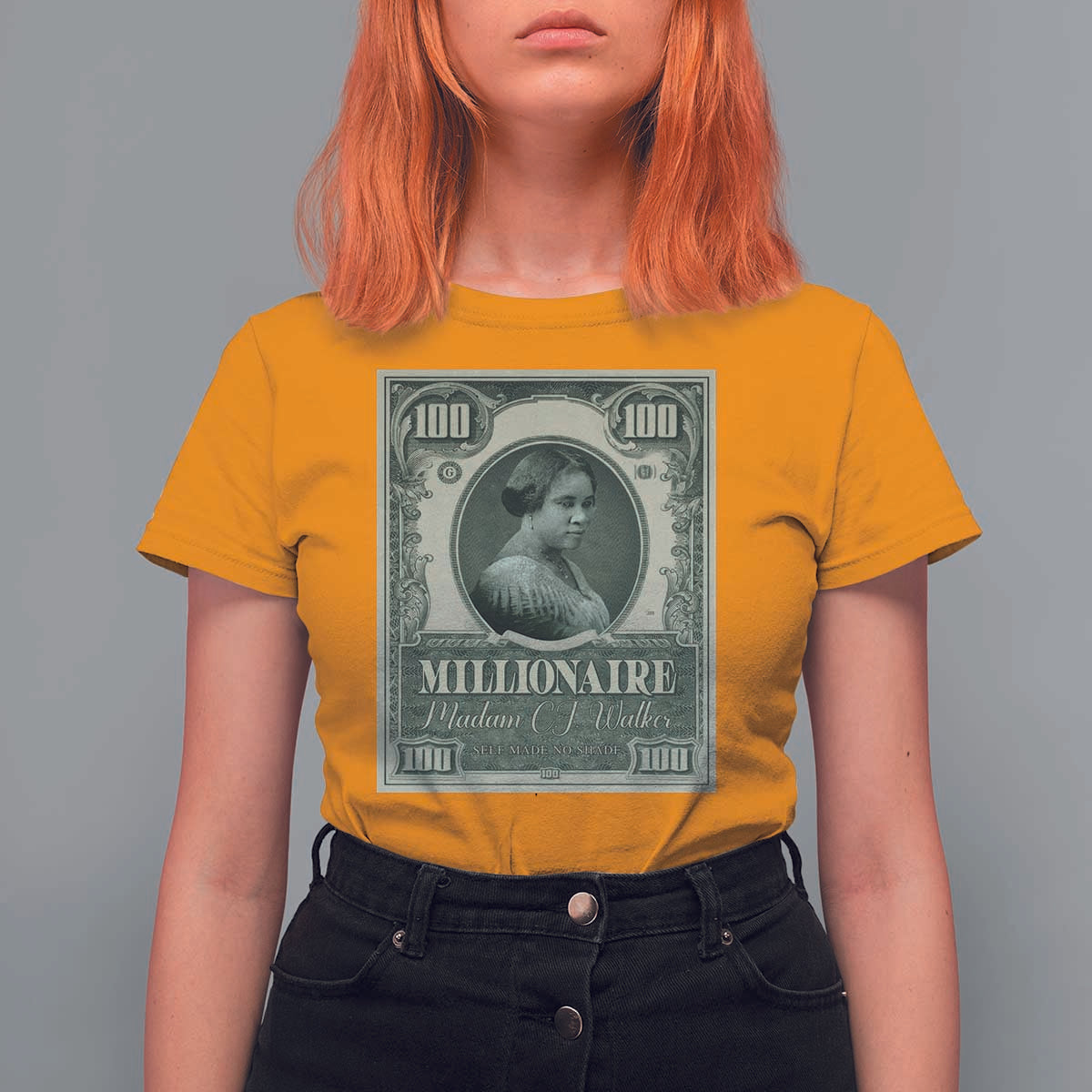 Madam C.J. Walker T Shirt For Women Millionaire Black Women Pride
