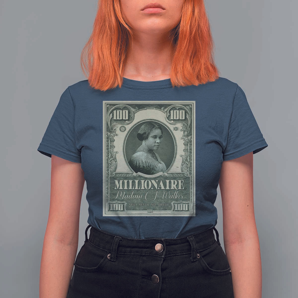 Madam C.J. Walker T Shirt For Women Millionaire Black Women Pride