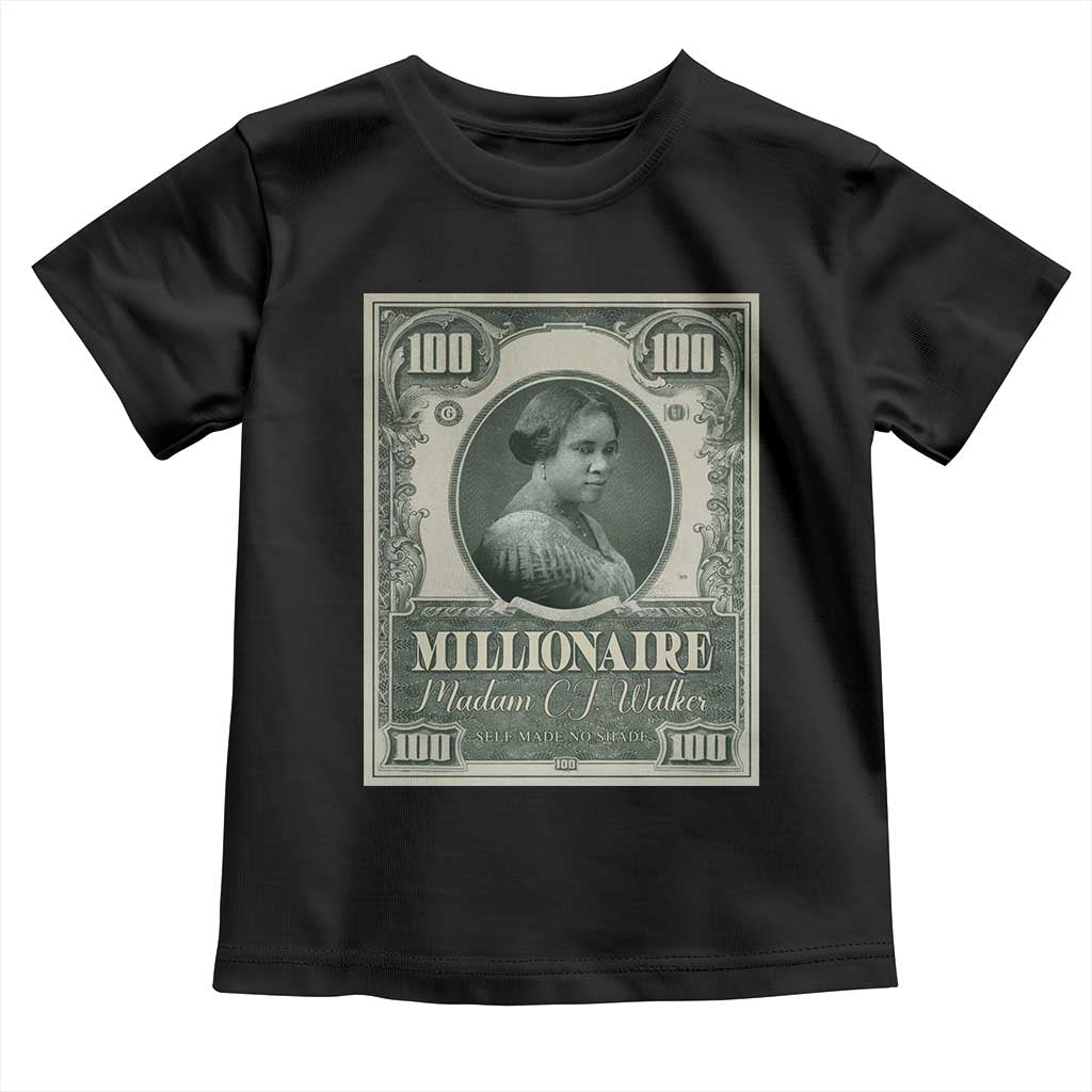 Madam C.J. Walker Toddler T Shirt Millionaire Black Women Pride