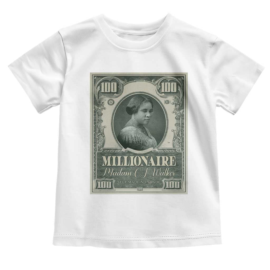 Madam C.J. Walker Toddler T Shirt Millionaire Black Women Pride