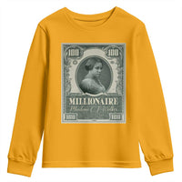 Madam C.J. Walker Youth Sweatshirt Millionaire Black Women Pride
