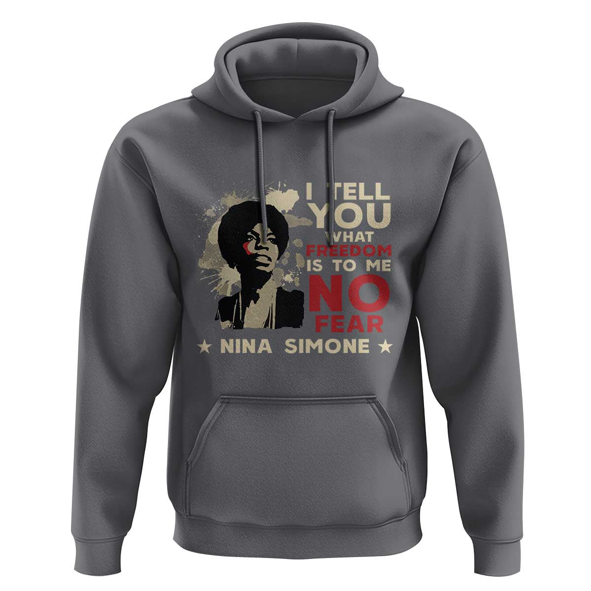 Nina Simone Hoodie I Tell You What Freedom Is To Me No Fear