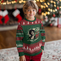 Nina Simone Knitted Sweatshirt I Tell You What Freedom Is To Me No Fear