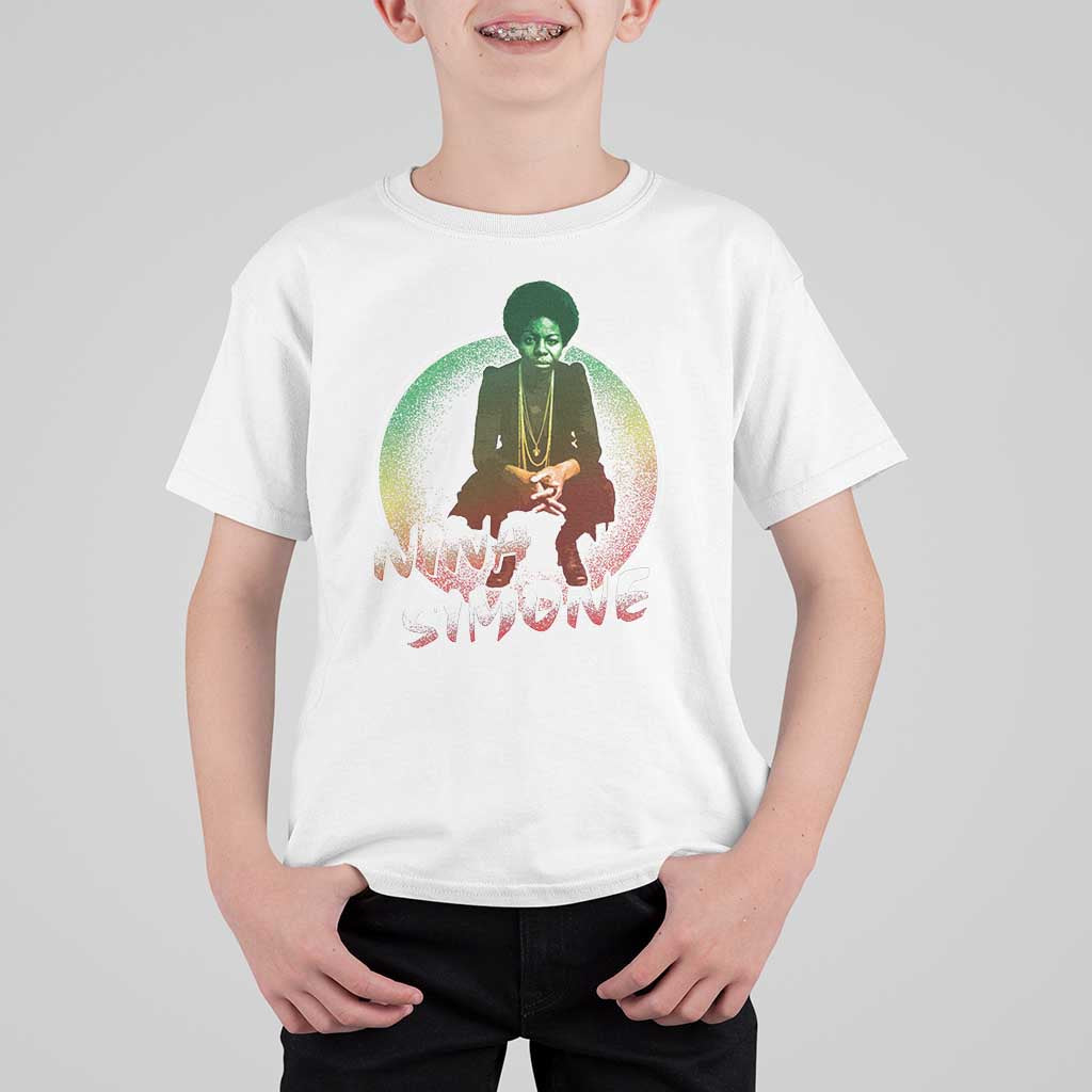 Nina Simone T Shirt For Kid Black Women History Pride