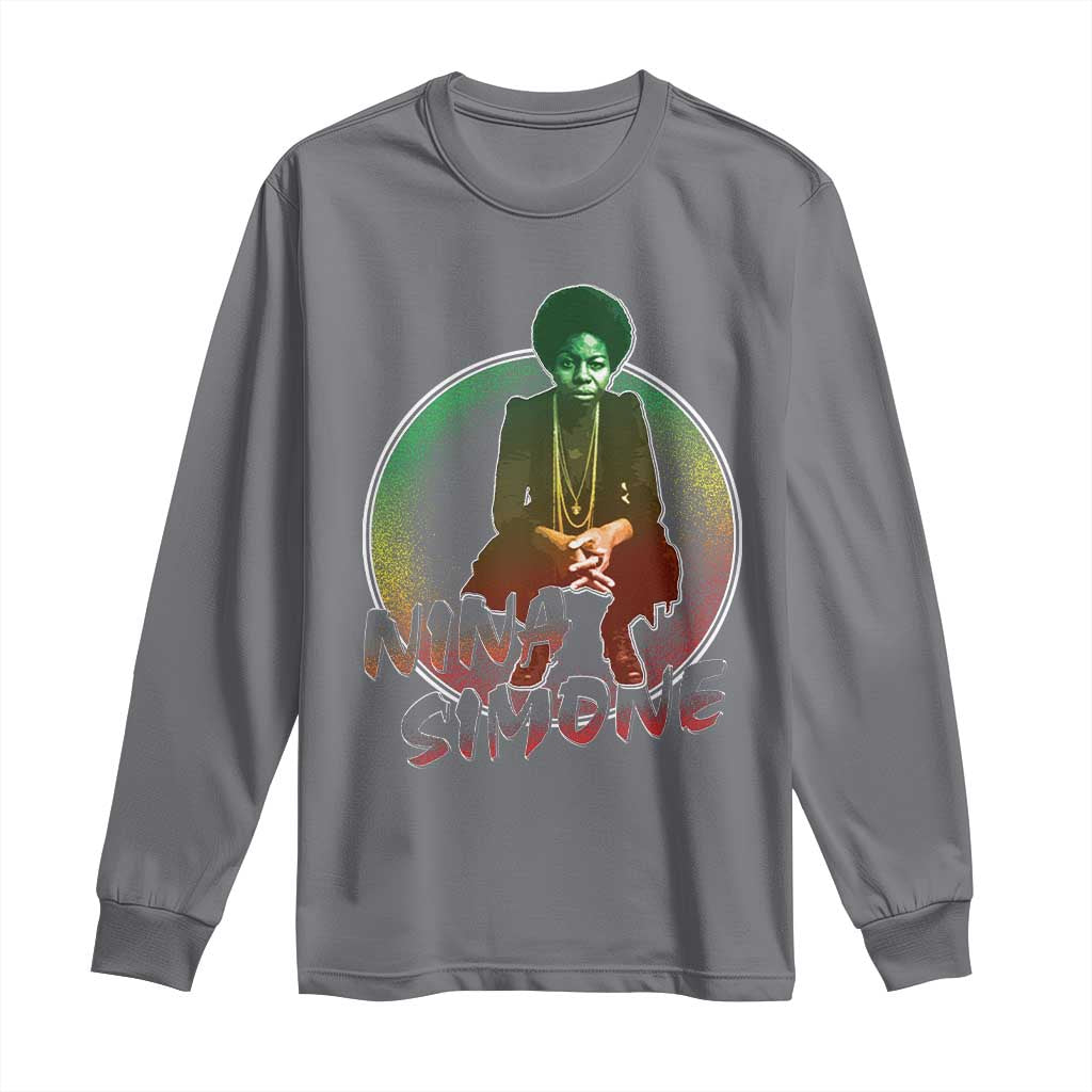 Nina Simone Long Sleeve Shirt Black Women History Pride