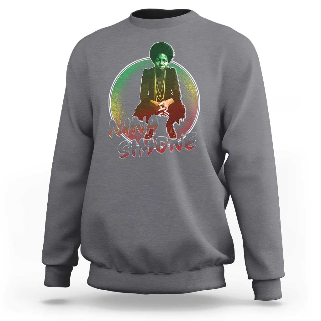 Nina Simone Sweatshirt Black Women History Pride