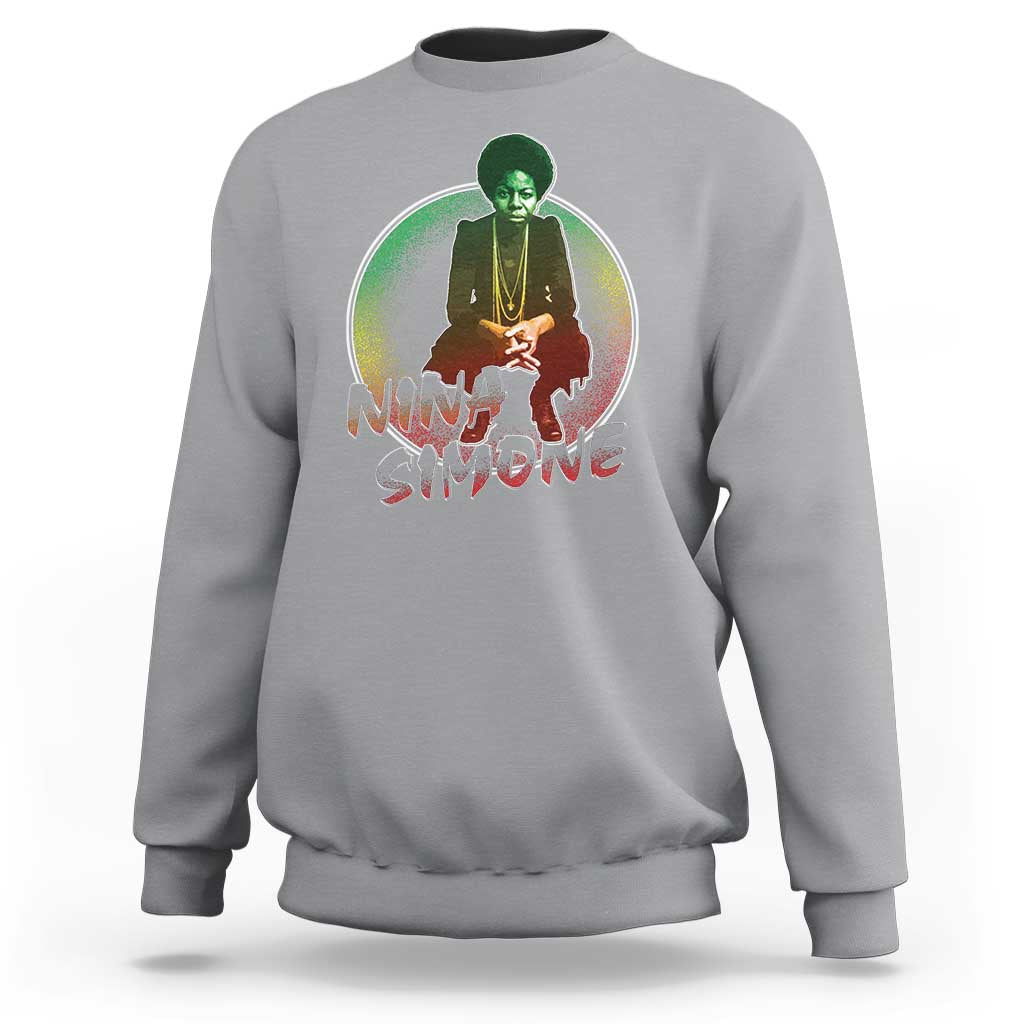 Nina Simone Sweatshirt Black Women History Pride