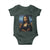 Black Women Pride Baby Onesie Melanin Mona Lisa Afro Queen Aesthetic Black History