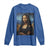 Black Women Pride Long Sleeve Shirt Melanin Mona Lisa Afro Queen Aesthetic Black History