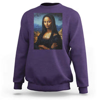 Black Women Pride Sweatshirt Melanin Mona Lisa Afro Queen Aesthetic Black History