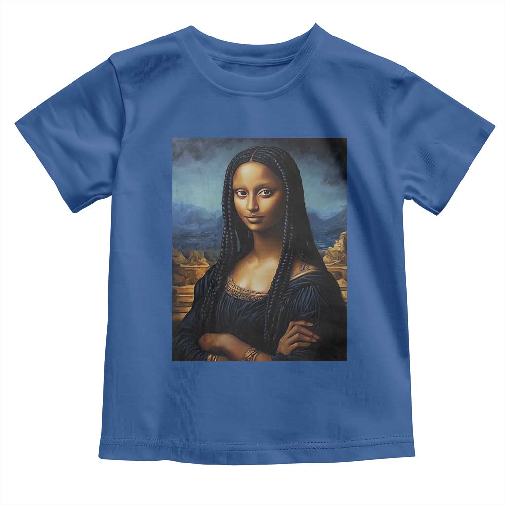 Black Women Pride Toddler T Shirt Melanin Mona Lisa Afro Queen Aesthetic Black History