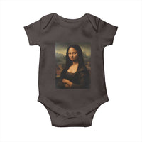 Black Mona Lisa Baby Onesie Melanin Pretty Aesthetic Black History