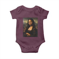 Black Mona Lisa Baby Onesie Melanin Pretty Aesthetic Black History