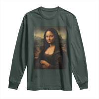 Black Mona Lisa Long Sleeve Shirt Melanin Pretty Aesthetic Black History