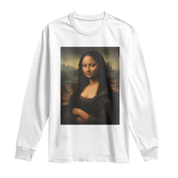Black Mona Lisa Long Sleeve Shirt Melanin Pretty Aesthetic Black History