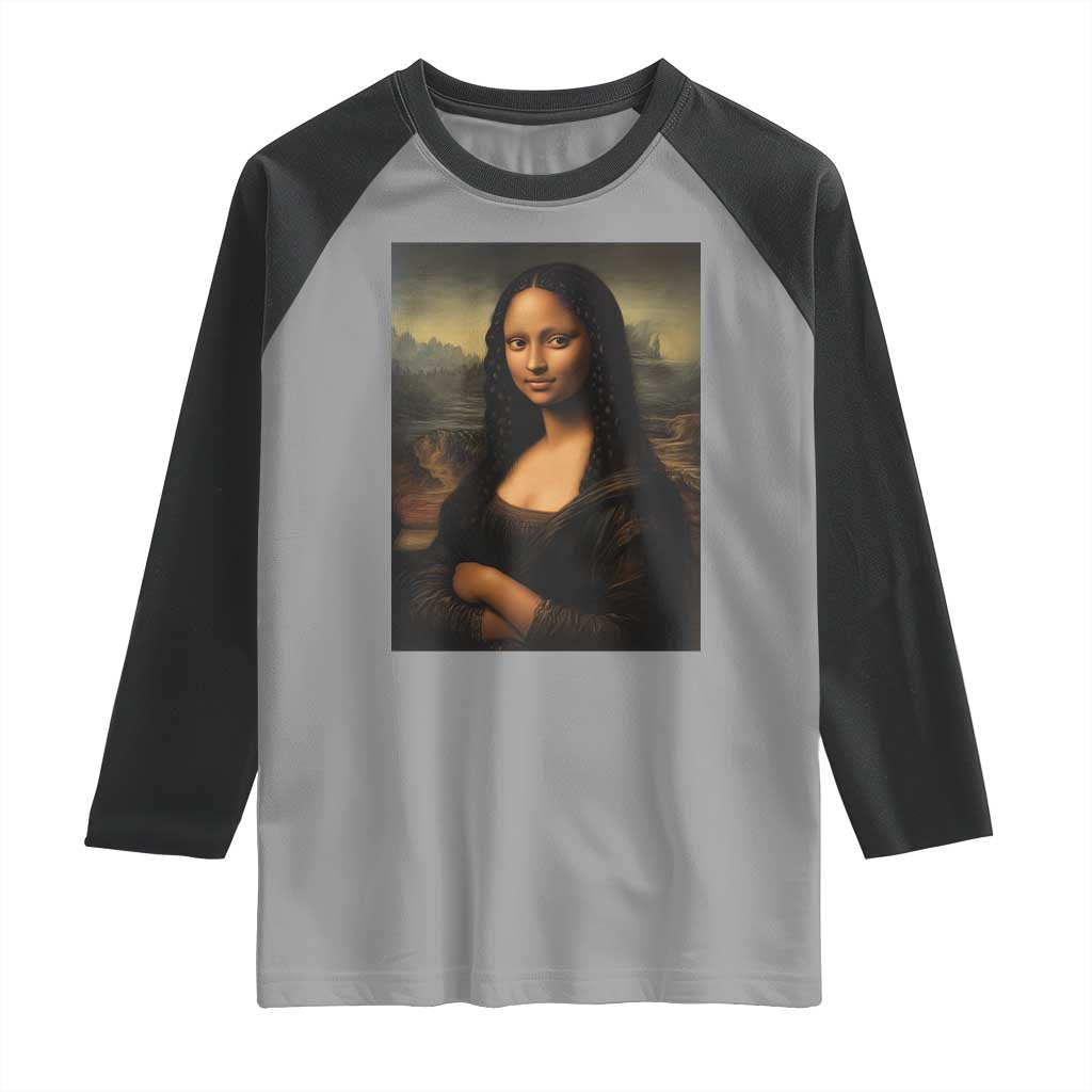 Black Mona Lisa Raglan Shirt Melanin Pretty Aesthetic Black History