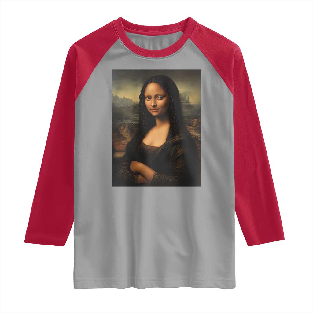 Black Mona Lisa Raglan Shirt Melanin Pretty Aesthetic Black History