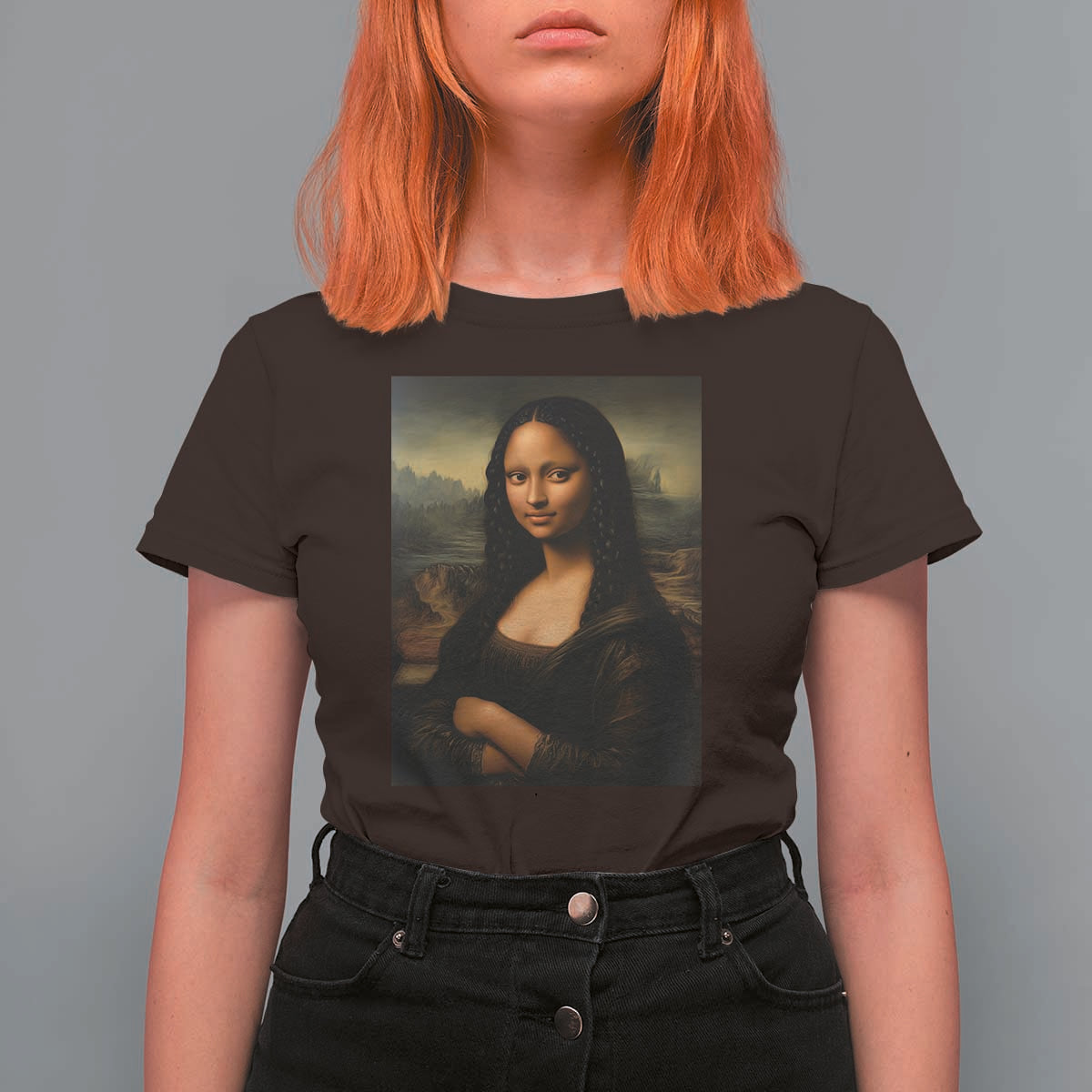 Black Mona Lisa T Shirt For Women Melanin Pretty Aesthetic Black History