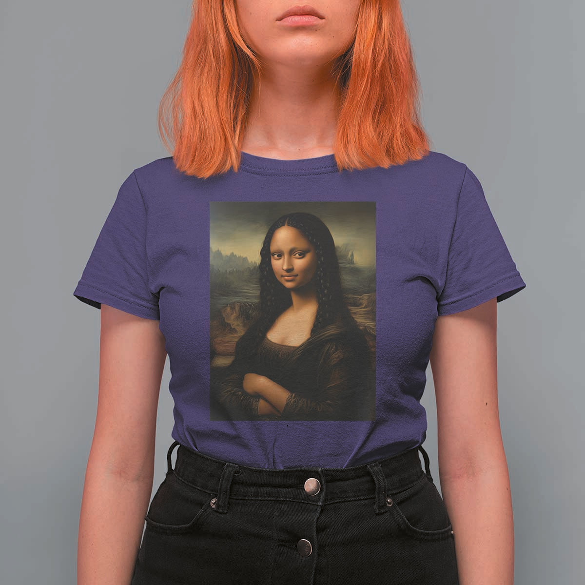 Black Mona Lisa T Shirt For Women Melanin Pretty Aesthetic Black History