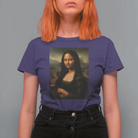 Black Mona Lisa T Shirt For Women Melanin Pretty Aesthetic Black History