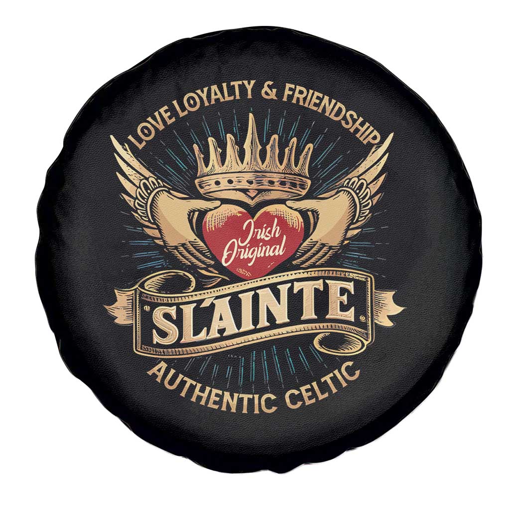 Celtic Claddagh Spare Tire Cover Love Loyalty Friendship Slainte