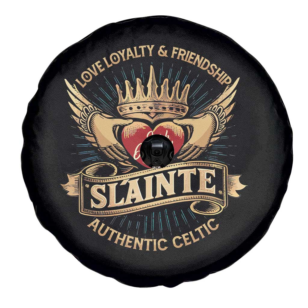 Celtic Claddagh Spare Tire Cover Love Loyalty Friendship Slainte
