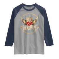 Celtic Claddagh Raglan Shirt Love Loyalty Friendship Slainte