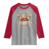 Celtic Claddagh Raglan Shirt Love Loyalty Friendship Slainte