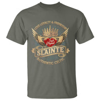 Celtic Claddagh T Shirt Love Loyalty Friendship Slainte