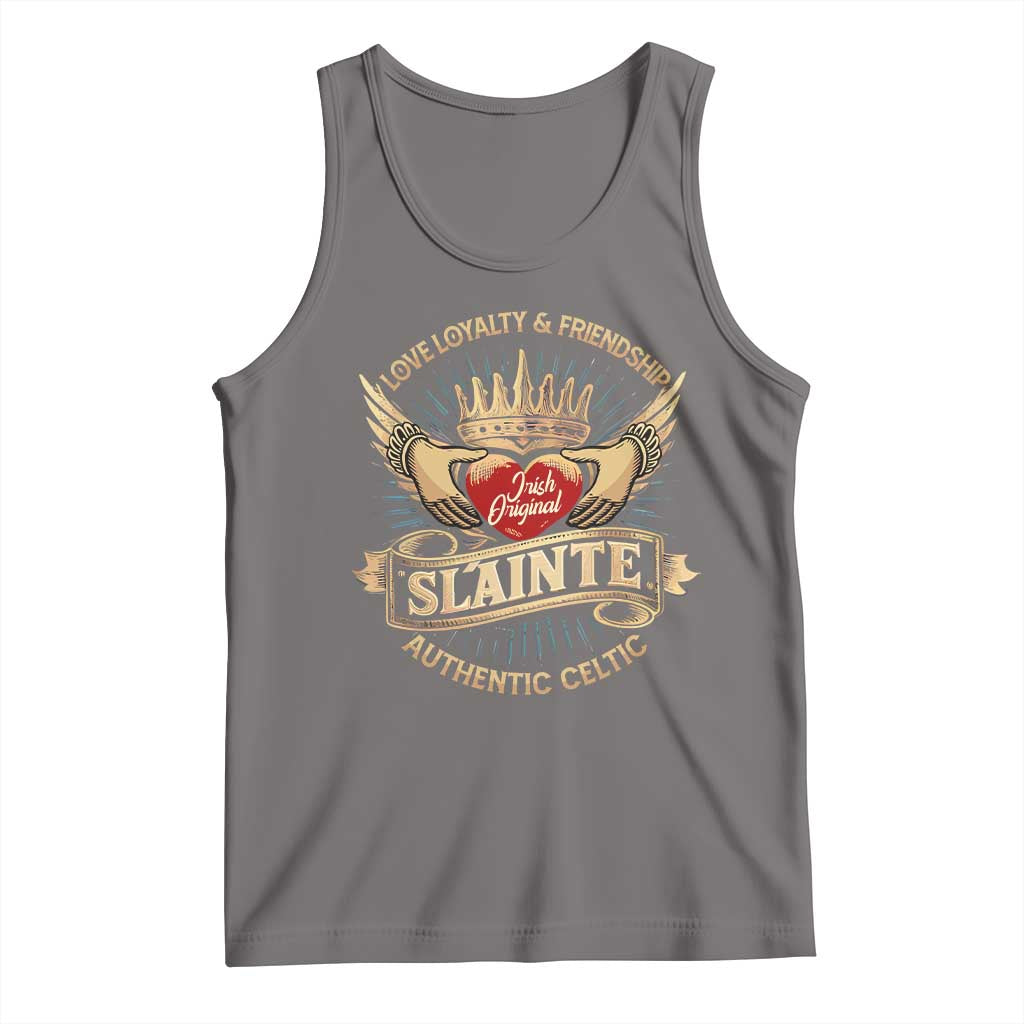 Celtic Claddagh Tank Top Love Loyalty Friendship Slainte
